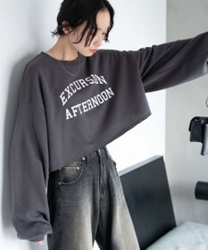 WEGO ヴィンテージライクショートスウェット