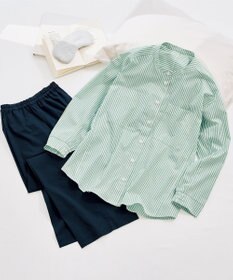 ワコール／睡眠科学 パジャマ 長袖 長ズボン 綿混(本体) ここちよく眠れる 寝返りしやすい レディース YDX509 睡眠科学／ワコール