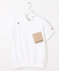 PW CIRCULUS 【吸水速乾 / UV遮蔽率99.5% UVカット / ストレッチ】【WOMEN】ポケットモックT ゴルフウェア レディース