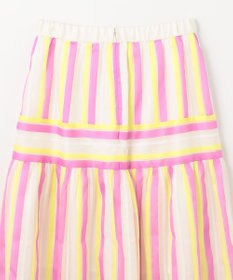 GRACE CONTINENTAL マルチシアーストライプスカート