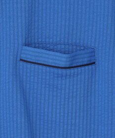 23区GOLF 【MEN】【吸水速乾・UVケア】ストレッチサッカー半袖シャツ