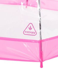 MOONBAT 【雑誌掲載／non・no】フルトン (FULTON) Birdcage ワンポイントロゴ 長傘 透明傘