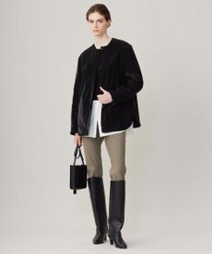 ICB L 【リバーシブル着用可能】 ラミネートパイルキルト ミドル丈コート