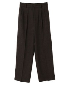 AMERICAN HOLIC ツイードタックワイドパンツ