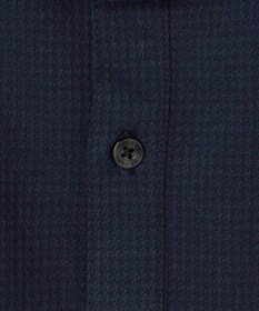 JOSEPH ABBOUD 【オーガニックコットン使用・JAPANファブリック】ミニ千鳥サッカー ポロシャツ