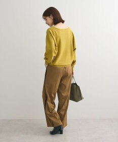 Green Parks 洗える　Ｖネックドルマンニットプルオーバー