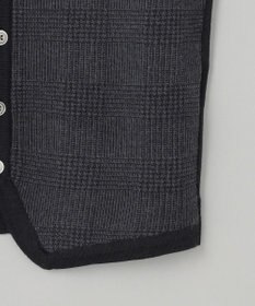 GOTAIRIKU 体温調整に【洗える/チクチクしにくい/ピリングしにくい】イタリア糸 ハイゲージ ベスト_WOOL100%