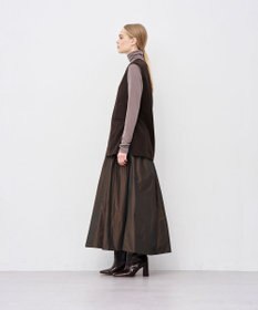 uncrave ウォッシャブルウールライクツイル ジレ