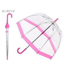 MOONBAT 【雑誌掲載／non・no】フルトン (FULTON) Birdcage ワンポイントロゴ 長傘 透明傘