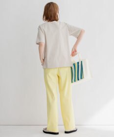 23区 【洗える】スラブツイルストレッチ ベイカー パンツ