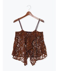 Te chichi ベロアレースキャミソール