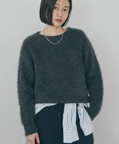 AMERICAN HOLIC 【WEB限定】フェザーゆるニットプルオーバー