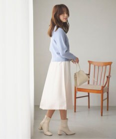 Feroux 【洗える】シャイニーフレアスカート
