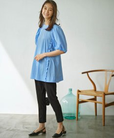 組曲 【接触冷感・吸湿冷感・UVカット】スタイルアップジャージー パンツ