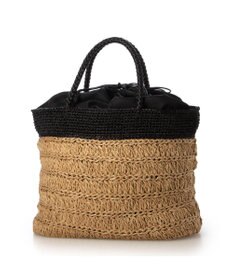 UNBILLION カシュカシュ cachecache / ラメ切替クロッシェトート カゴバッグ