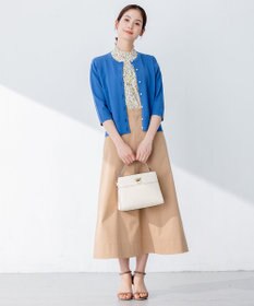 組曲 【ストレッチ・イージーケア】ハイウエストチノ スカート