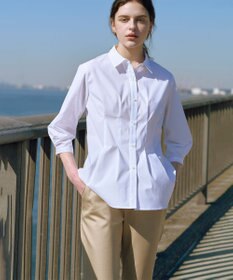 J.PRESS LADIES L 【WEB限定カラーあり】SOFT TC ストレッチ シャツ ブラウス