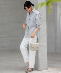 23区 L 【洗える】ドライ2WAYストレッチ テーパードパンツ