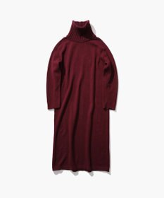 ATON WOOL MOULINE | タートルネックドレス