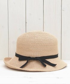 石田製帽 ラフィアブレード ソフトハットブルトン