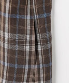 J.PRESS LADIES S コットンリネン Light マドラスチェック シャツ ワンピース