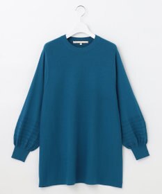自由区 【洗える】レーヨンポリエステルスムース チュニック丈ニット