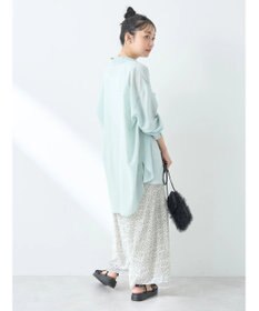 earth music&ecology ウ゛ィンテージボタンフロントポケットシャツ