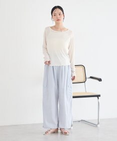 earth music&ecology ビットパーツ付きカーゴパンツ