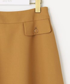 ANY SIS 【洗える】フラップポイントフレア スカート
