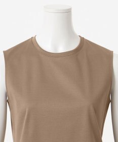 23区 【エステータ】スーピマコットン プレミアムジャージー ノースリーブTシャツ