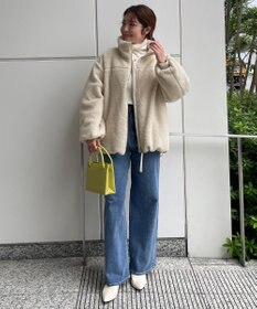 UNFILO 【UNFILO DENIM】撥水ストレッチ ワイドストレートデニム