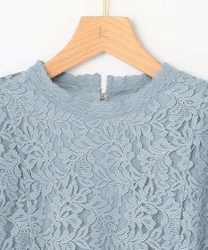 組曲 L 【23SS】ラッセルフラワーレースブラウス