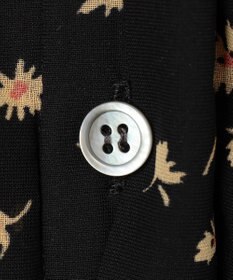 組曲 シフォンオーガンプリント ティアードブラウス