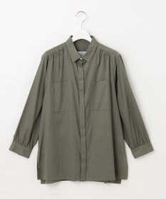 J.PRESS LADIES 【洗える】キュームコアソフトローン シャツ ブラウス