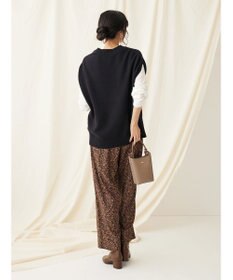 CRAFT STANDARD BOUTIQUE 洗える クルーネックニットベスト