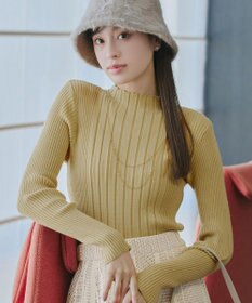 Tiaclasse 【新色追加・洗える】ランダムリブニットプルオーバー