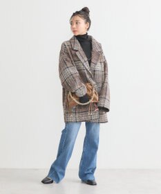 earth music&ecology リブタートルネックプルオーバー