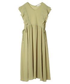 Green Parks ■ＥＳＣＡＲ　ピンタックフレアスリーブワンピース