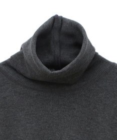 earth music&ecology リブタートルネックプルオーバー