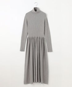 #Newans 【カシミヤ混】フィット＆フレアニットワンピース