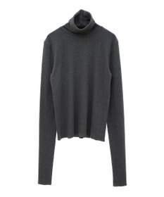 earth music&ecology リブタートルネックプルオーバー