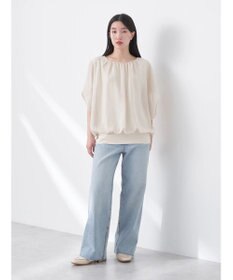 earth music&ecology シアードッキングドルマンブラウス