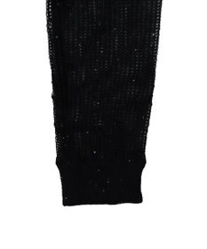 WEGO スパンコールメッシュニットカーデ