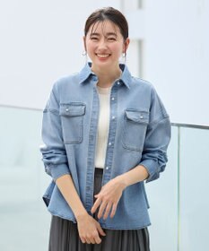 ANY 【洗濯機可/ストレッチ】デニムシャツ