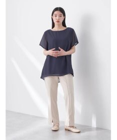 earth music&ecology シアードッキングＡラインチュニック