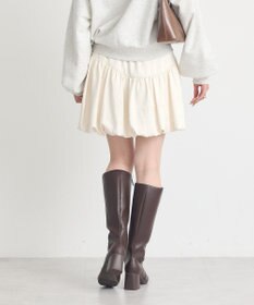 earth music&ecology ラウンド切り替えバルーンミニスカート