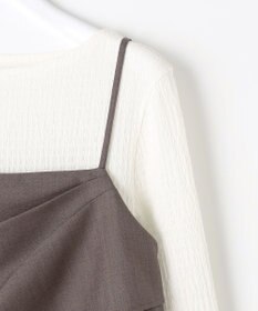 ANY SIS L ビスチェワンピース × カットソー セット