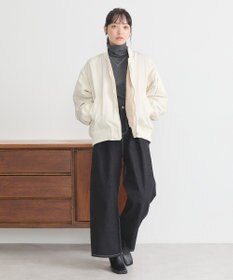 earth music&ecology リブタートルネックプルオーバー