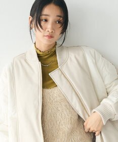 CRAFT STANDARD BOUTIQUE 洗える/ビスチェ付きシャギーニットプルオーバー