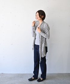 AND WOOL 〈上質な素材と手仕事から生まれた優しいニット〉シルクリネンのストール